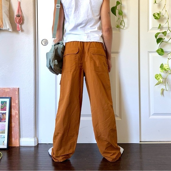 Pumpkin Brown Cargo Pants - Picture 2 of 5